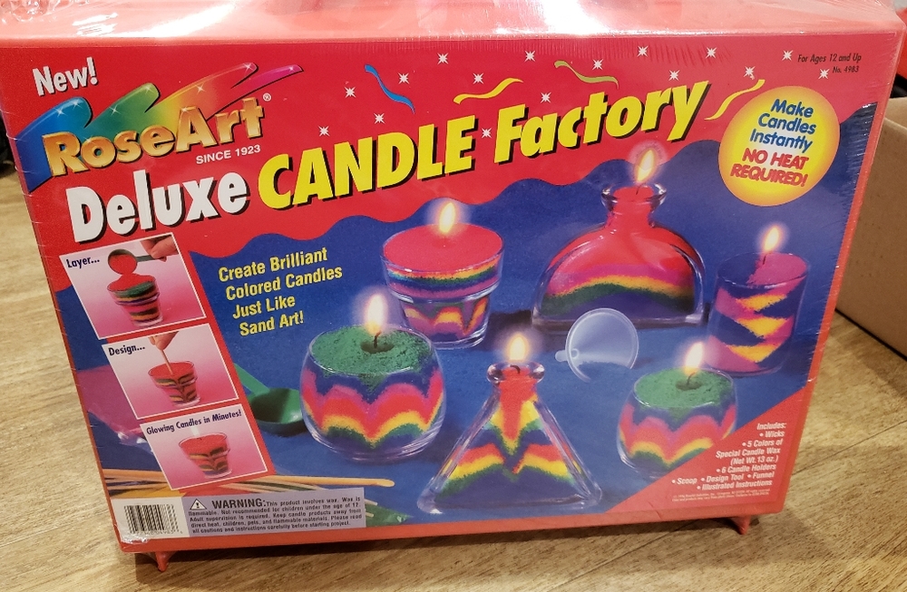 Vintage 1996 RoseArt Deluxe Candle Factory